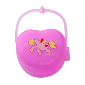 Baby Ono Púzdro na cumlík Srdiečko, ružové